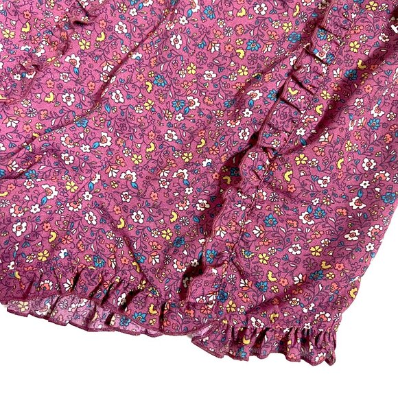 Xhilaration Floral Shorts with Ruffle Line (size small) - Picture 6 of 8